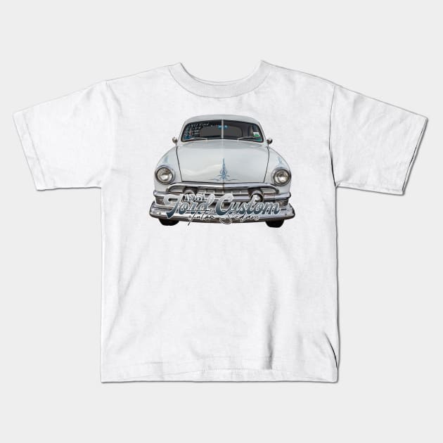 1951 Ford Custom Tudor Sedan Kids T-Shirt by Gestalt Imagery